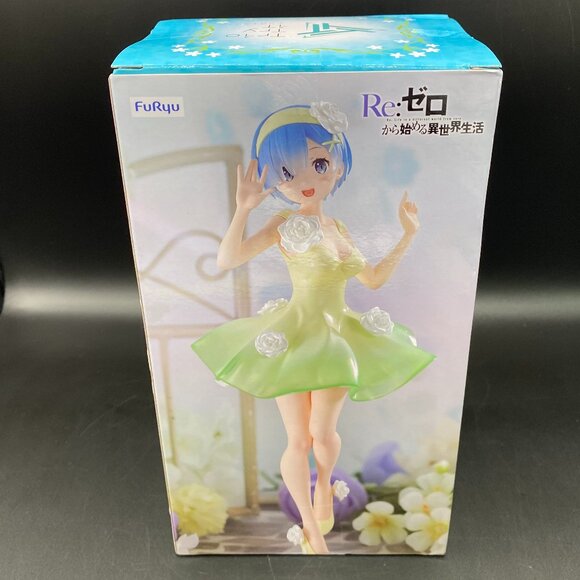 Re:Zero Rem & Ram Flower Dress Trio Try iT Figure FuRyu Set of 2 - Picture 10 of 16
